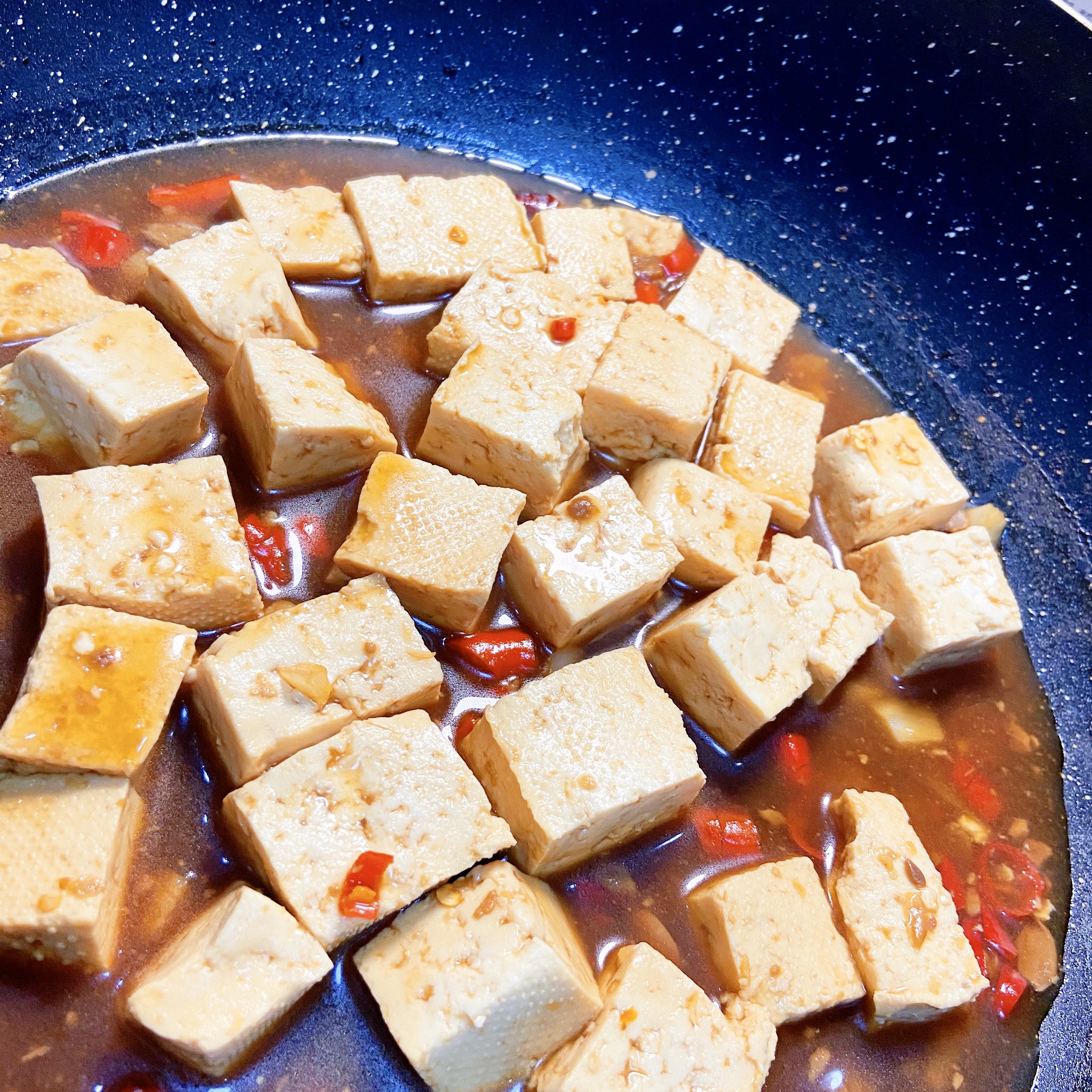 超简单 低脂高蛋白麻婆豆腐的做法