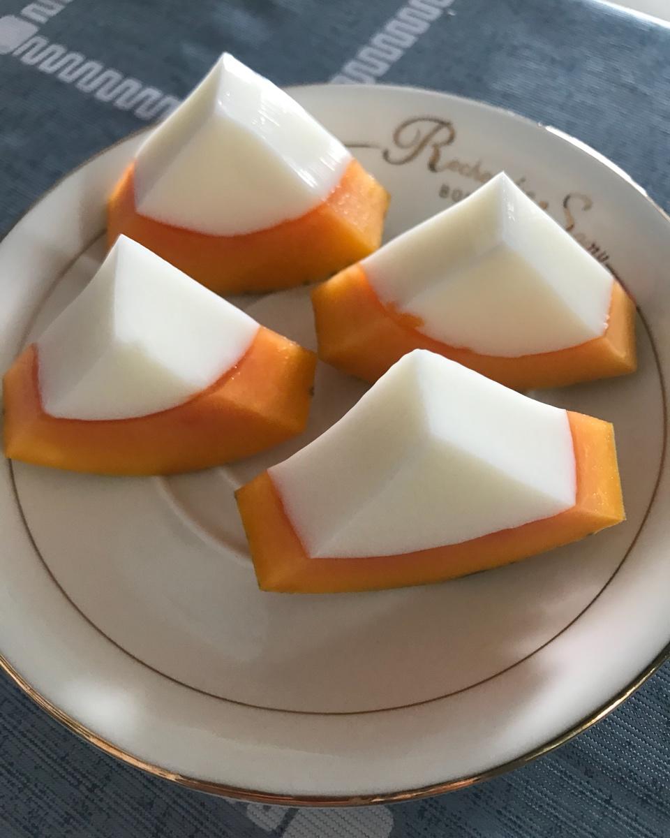 木瓜鲜奶冻