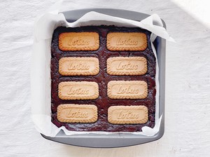 ㊙️巧克力控必入‼️零失误的焦糖饼干布朗尼‼️的做法 步骤7