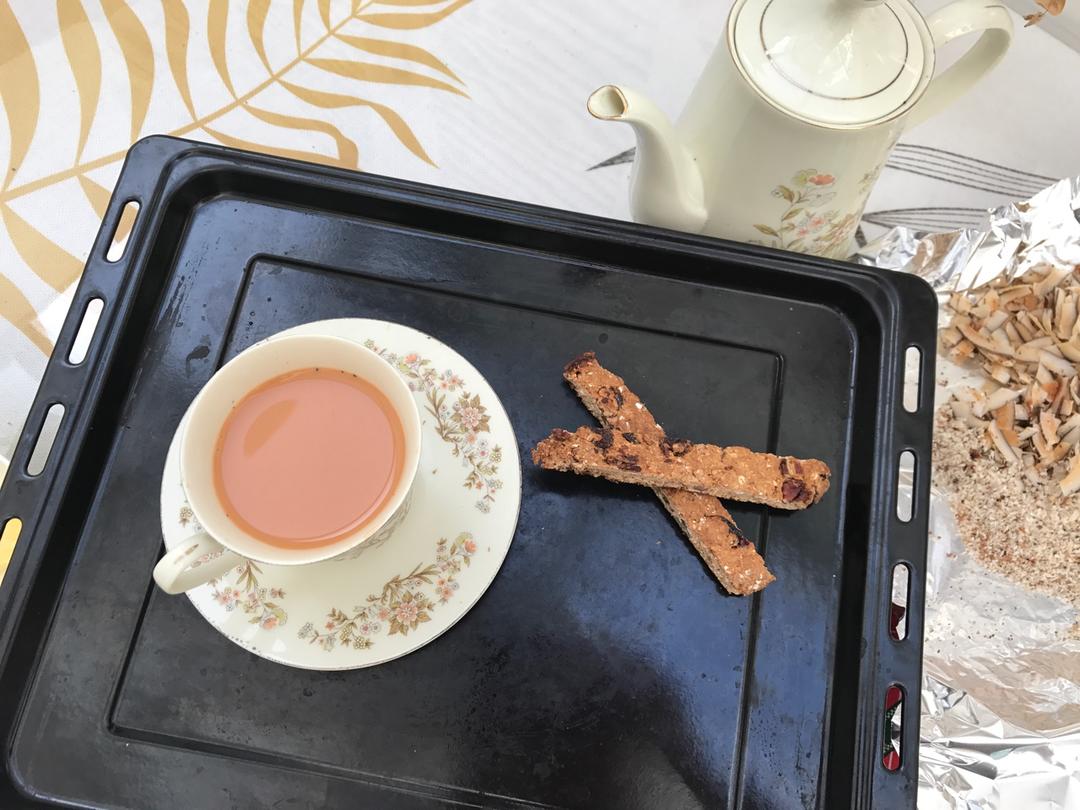 【健康零食】燕麦坚果意式脆饼