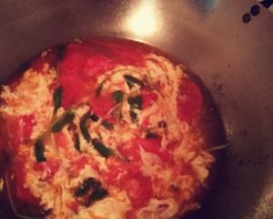 西红柿青菜蛋汤的做法 步骤7