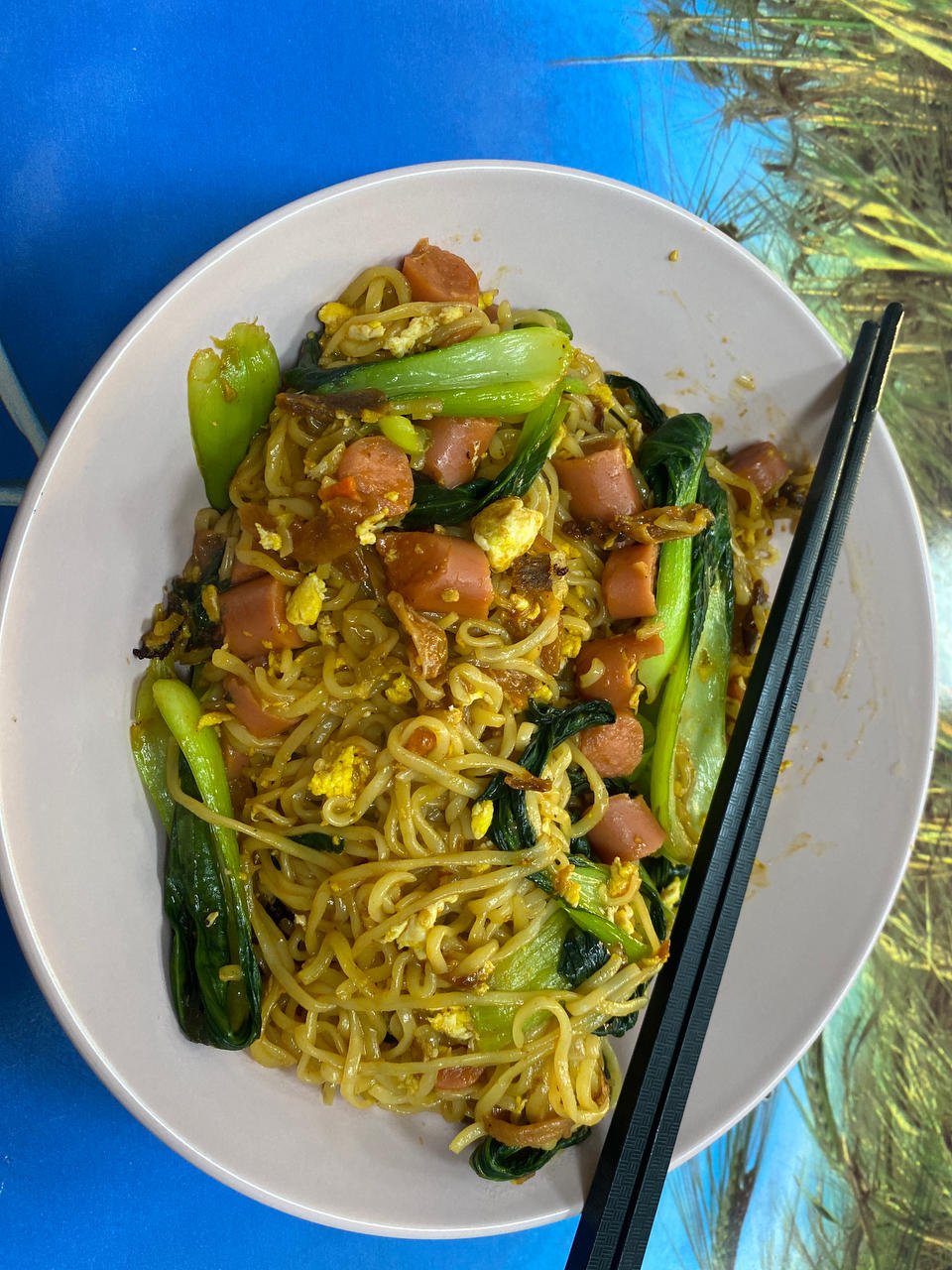 路边摊风味炒方便面