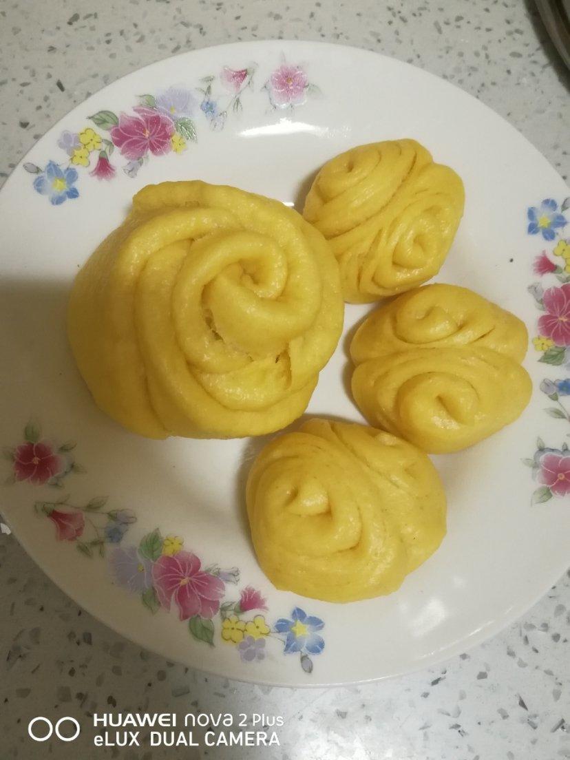 南瓜花卷馒头