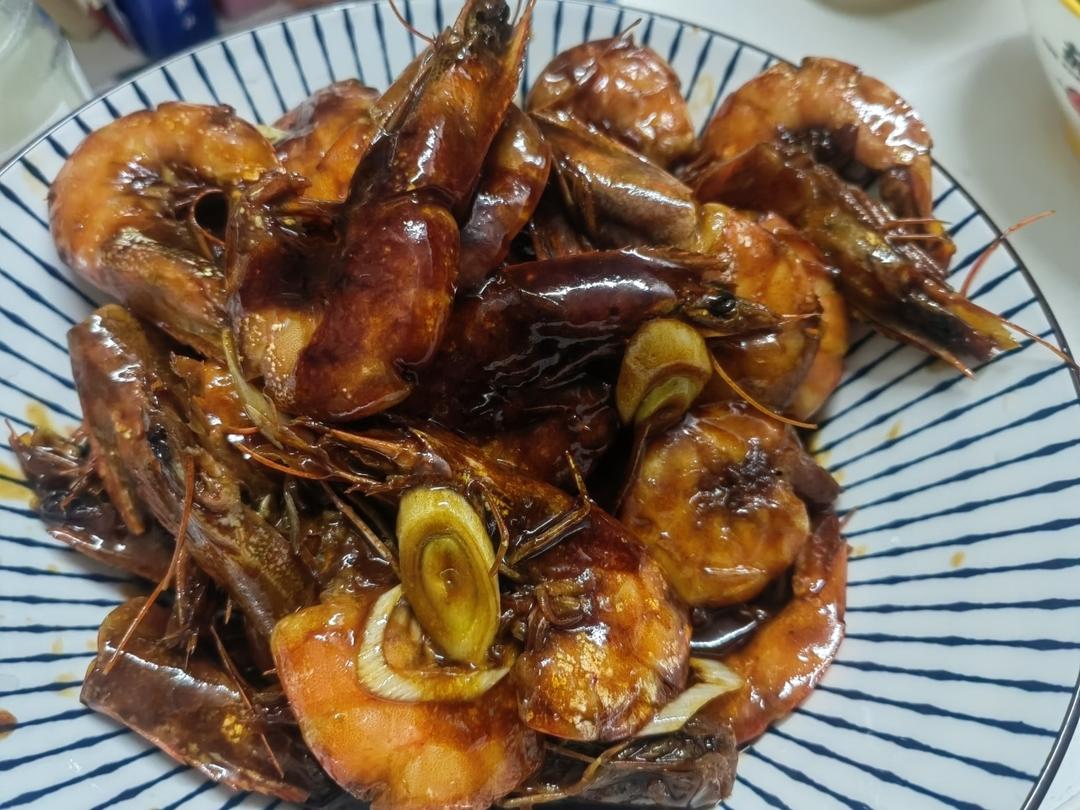 家庭版油焖大虾