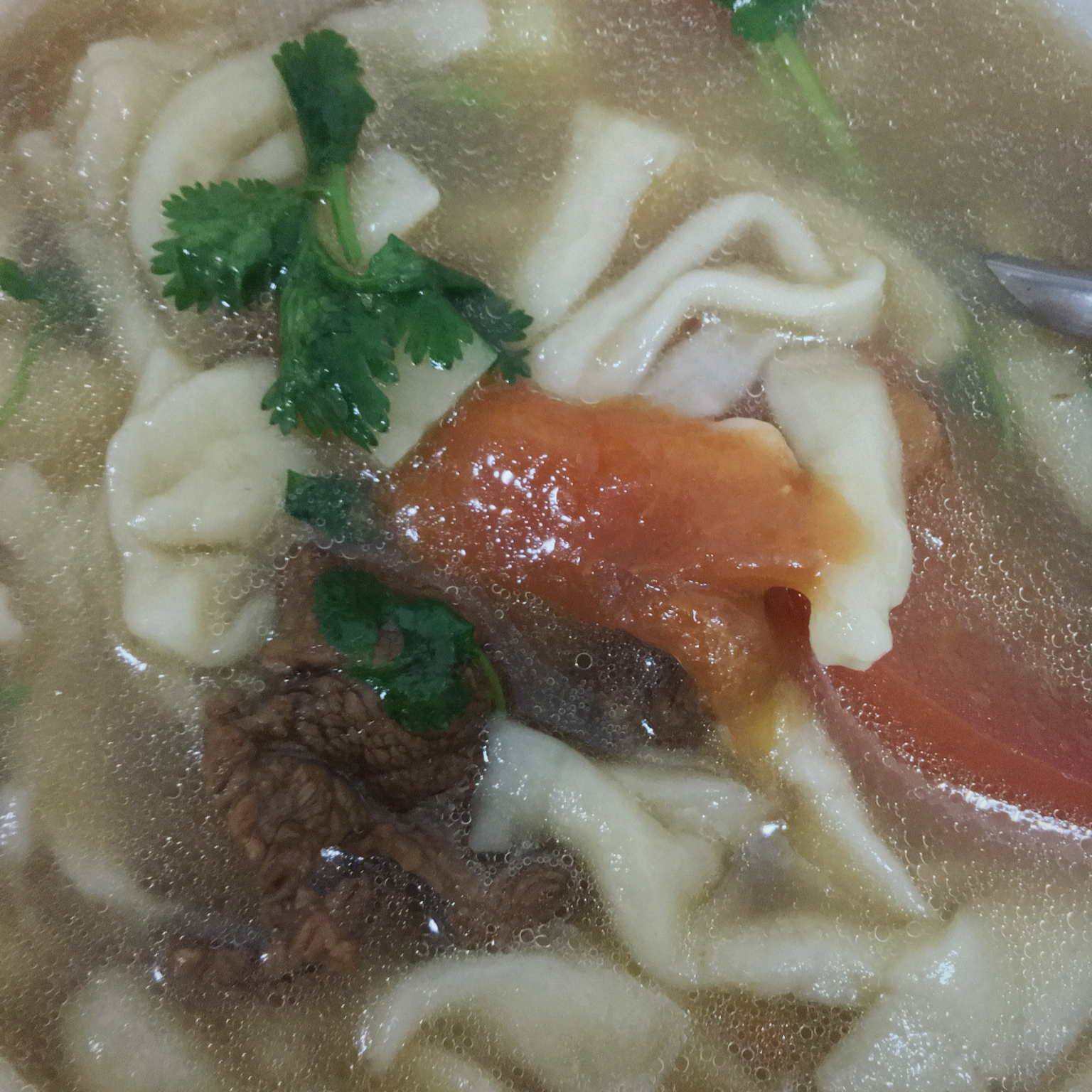 新疆汤饭（酸汤揪片）