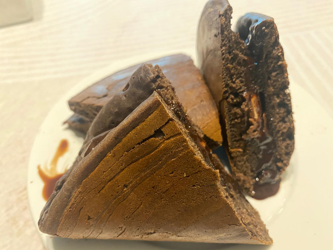 可可芝士厚松饼