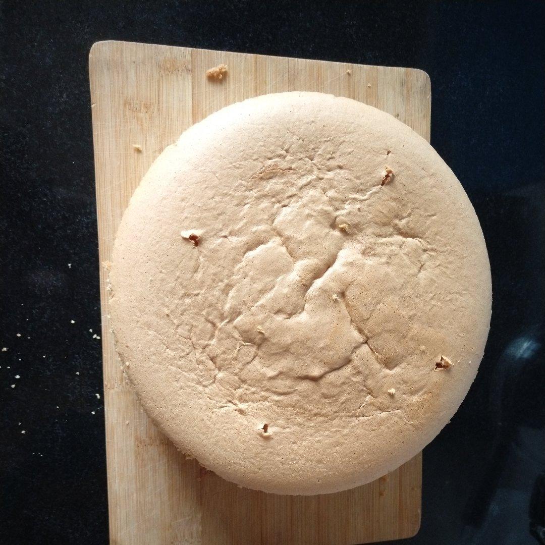 超好记八寸戚风蛋糕（后蛋法）