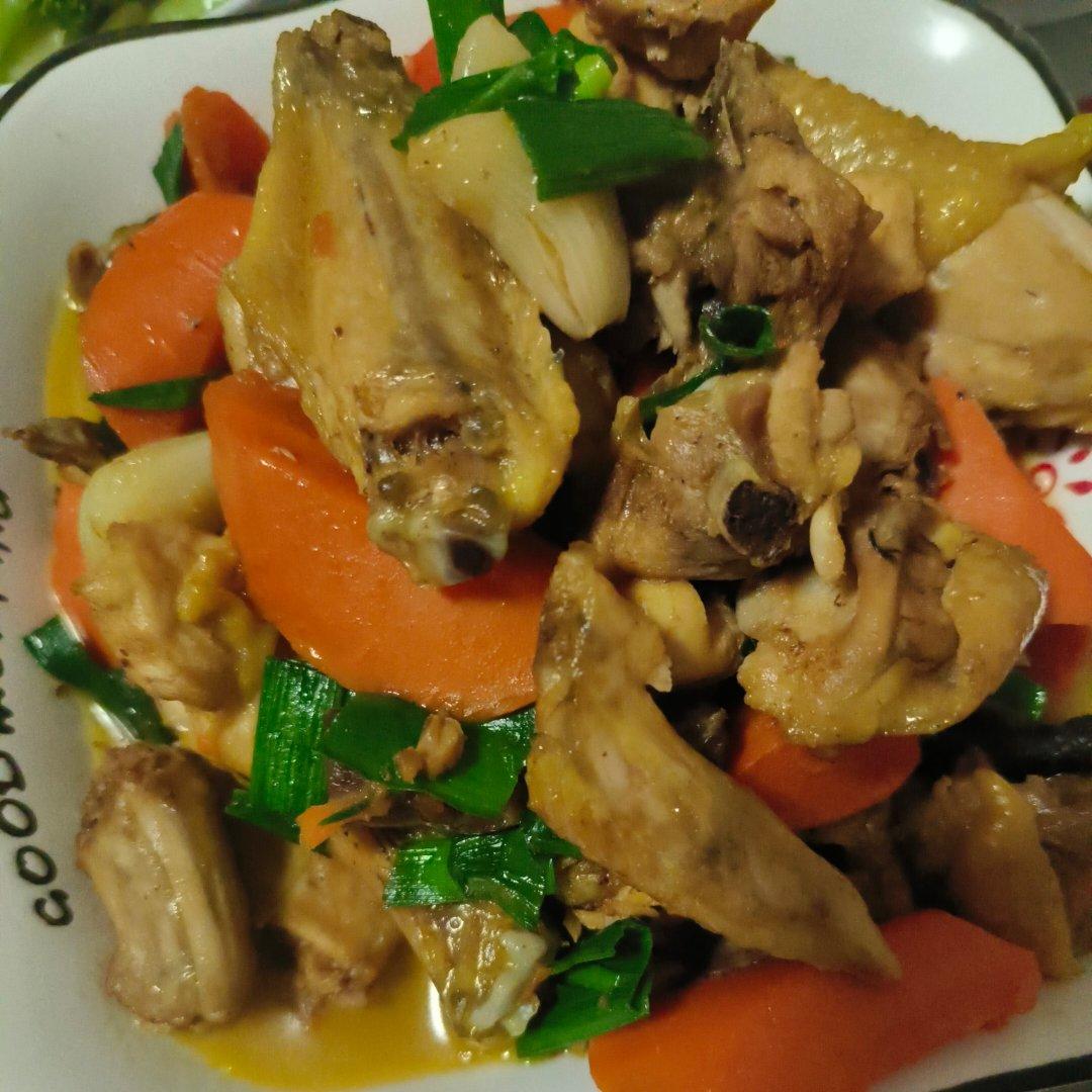 土豆胡萝卜烧鸡腿