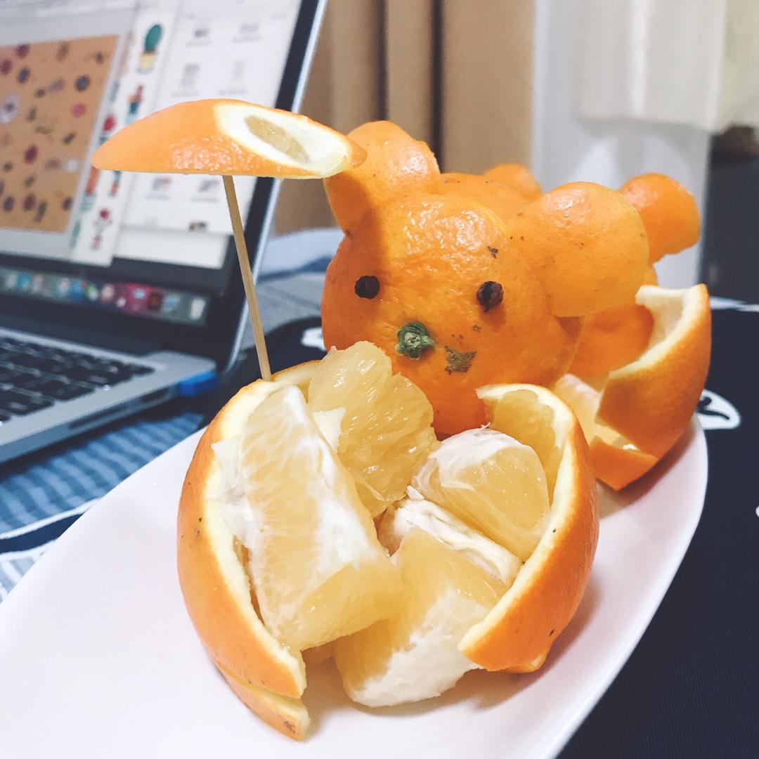 小熊橙子果盘