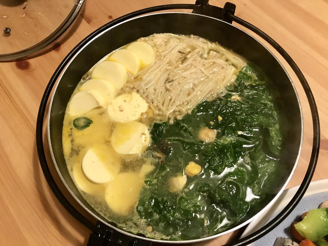上汤菠菜豆腐
