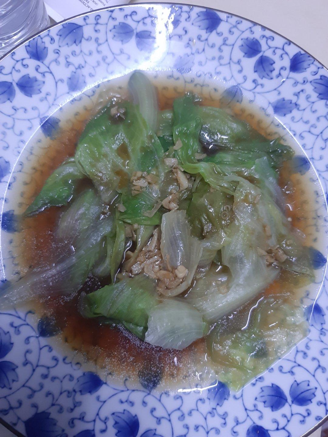 低脂蚝油生菜