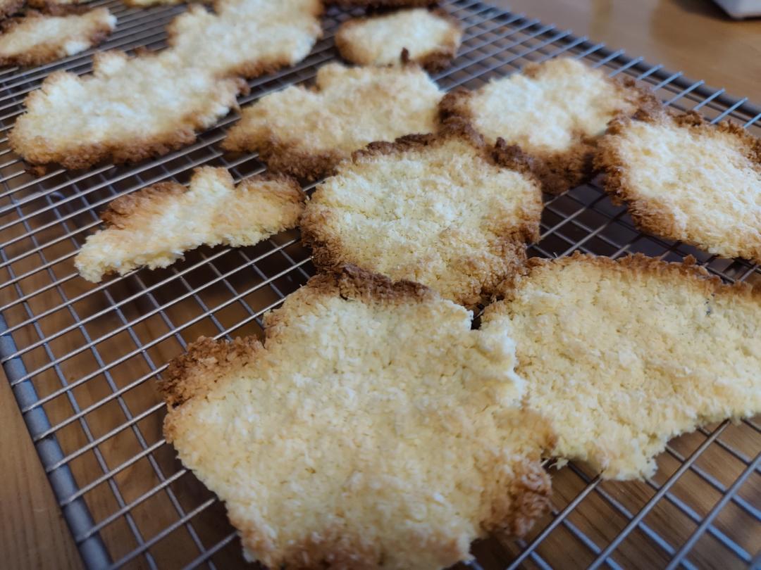 法式椰子酥饼Galette Coco｜只要四种材料 还消耗椰蓉的一款无油饼干