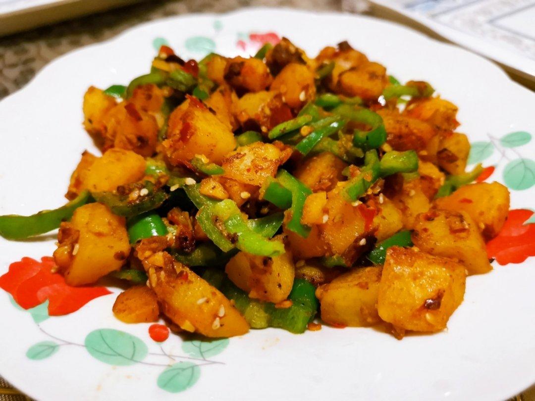 香辣孜然土豆丁
