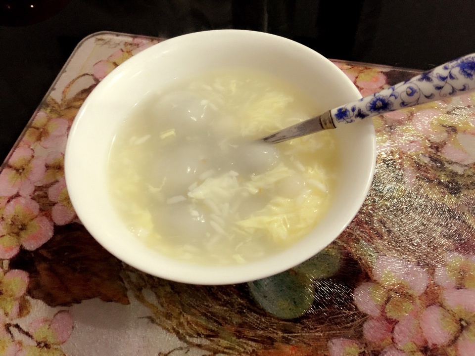 蛋花酒酿圆子