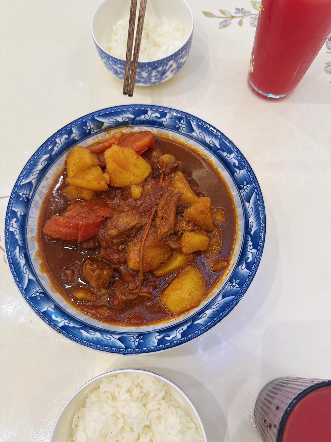 番茄土豆炖牛肉