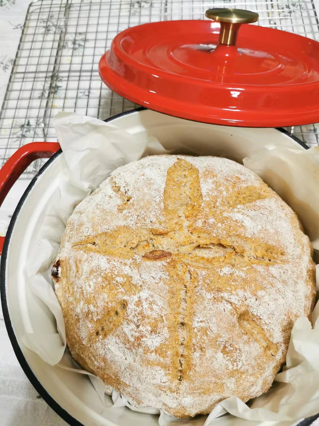 ❗️❗️免揉，没有一颗糖没有一滴油黑麦核桃面包，减脂刮油