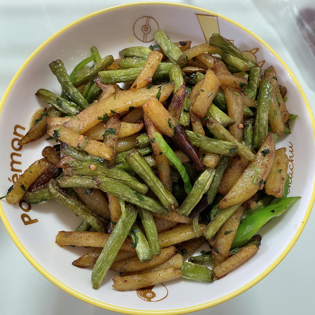 干煸豆角土豆
