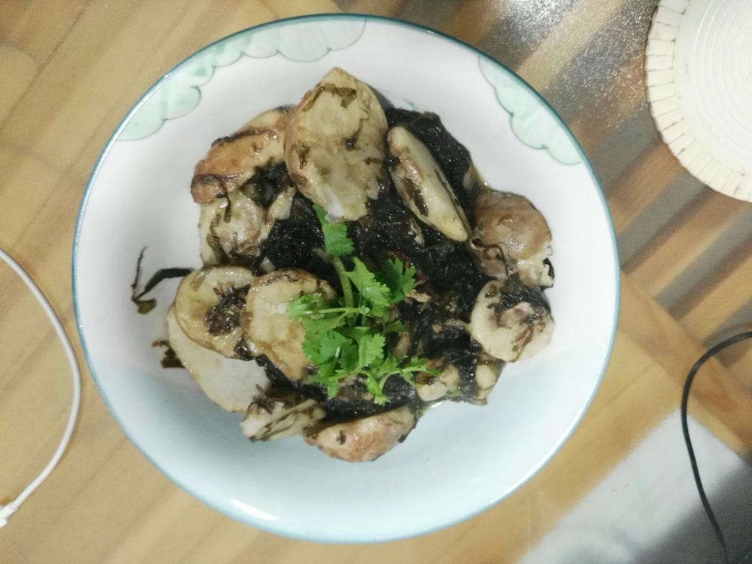 紫菜闷芋头的做法