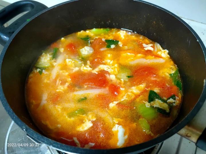 蕃茄鸡蛋面疙瘩