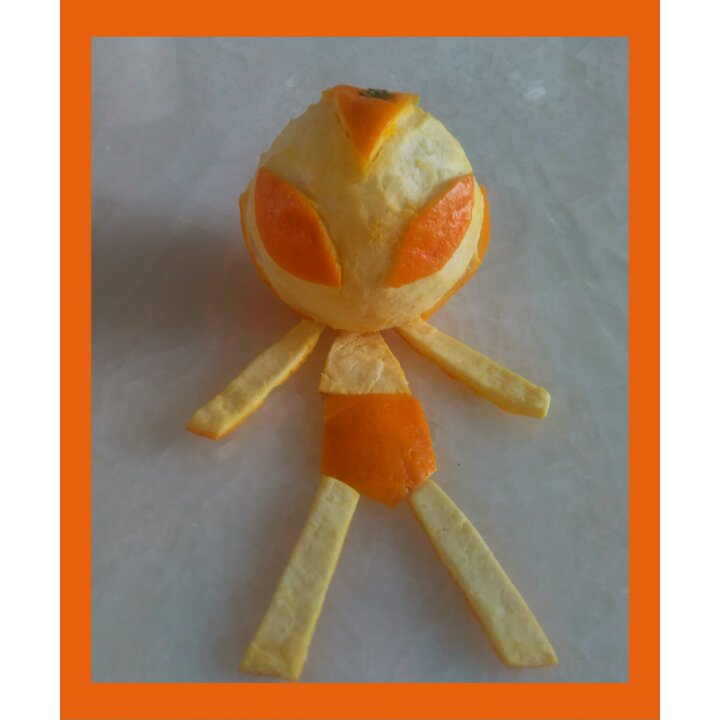 简单dsh做的橙子奥特曼