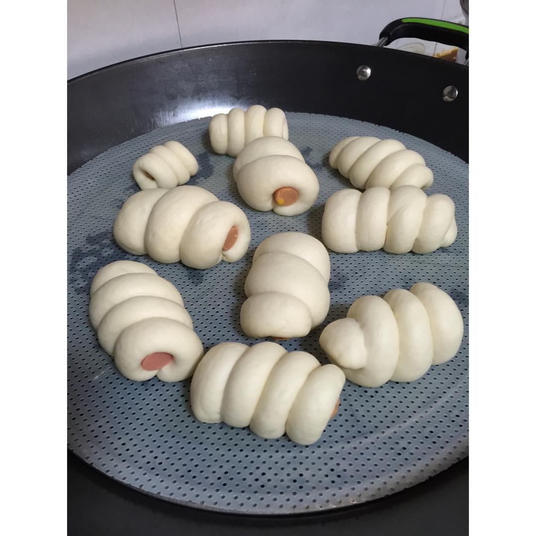 火腿肠卷+腊肠卷+葱花花卷（小视频）