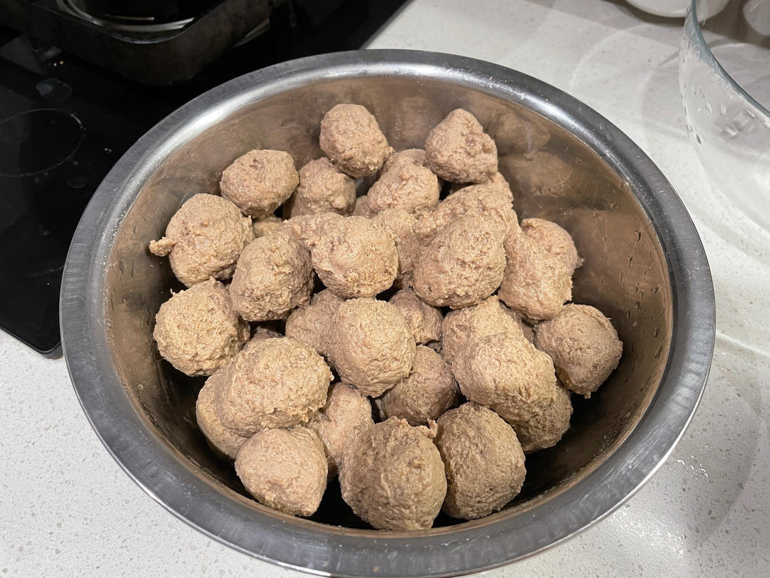 自制Q弹牛肉丸（搅拌机版）（不用手打也能上筋）