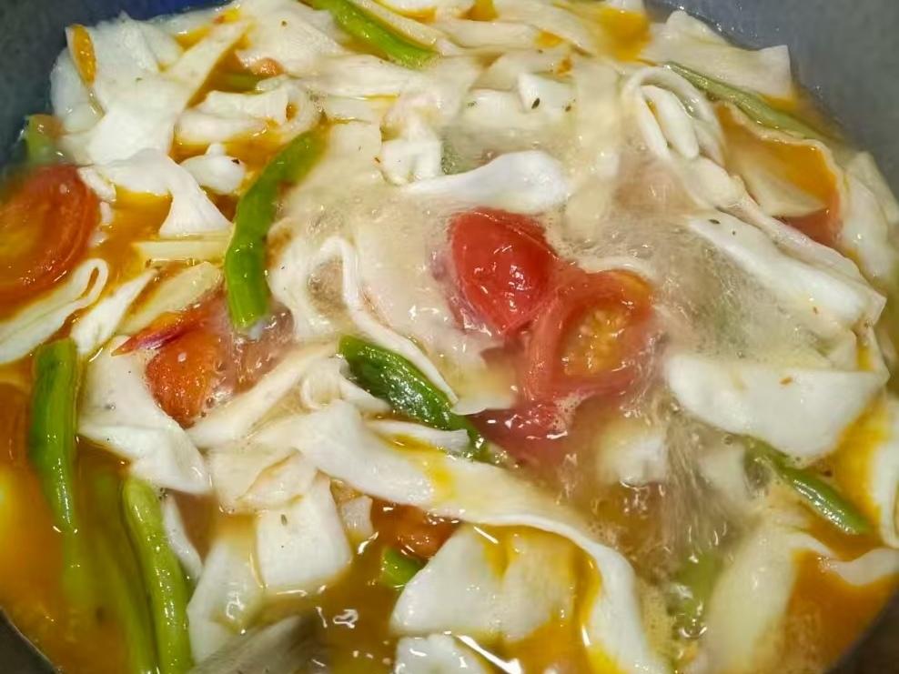 新疆汤饭（揪片子）附揪面片图解