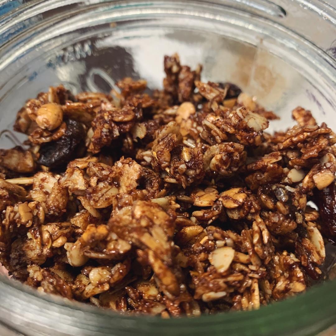 可可肉桂烤燕麦（Granola） | 健康·零食