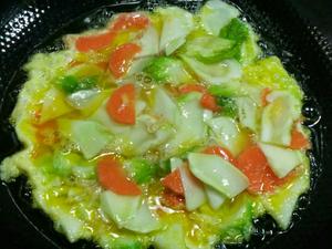 早餐快手菜～鸡蛋虾皮炒儿菜的做法 步骤6