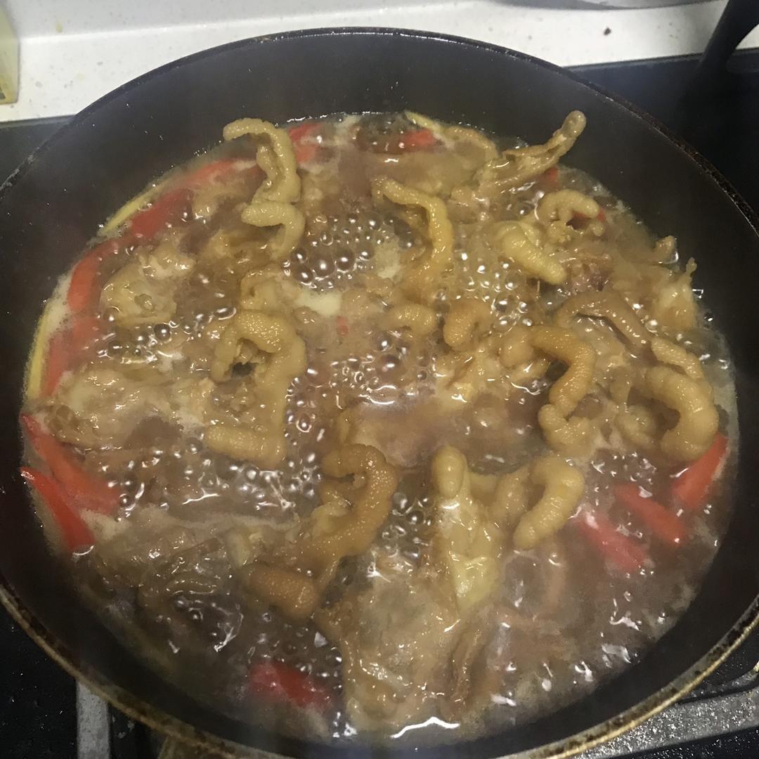 香辣烧鸡爪