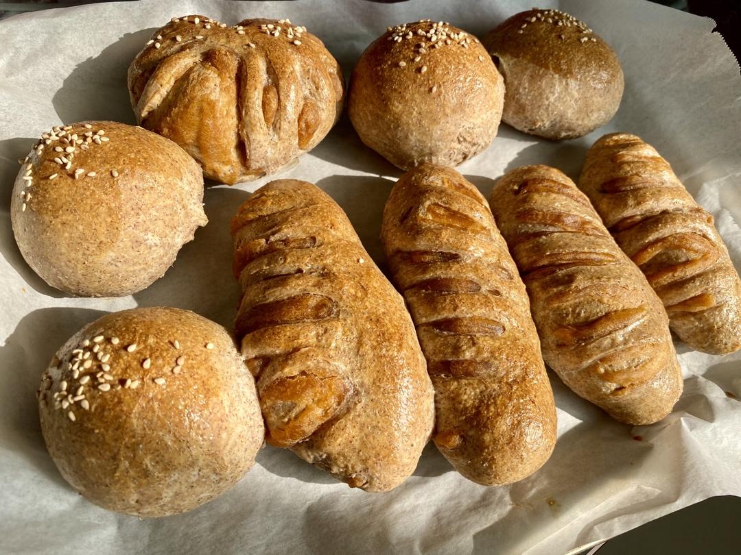 【健康烘培】超低卡黑全麦吐司