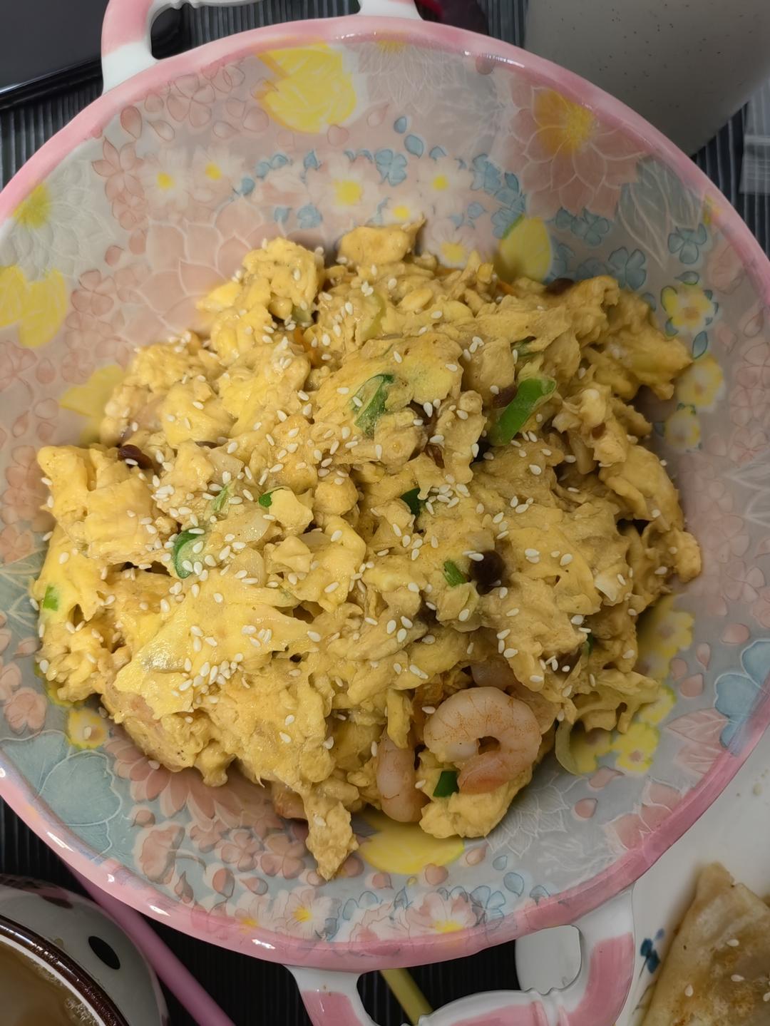 【虾仁滑蛋】超嫩滑，复刻茶餐厅经典