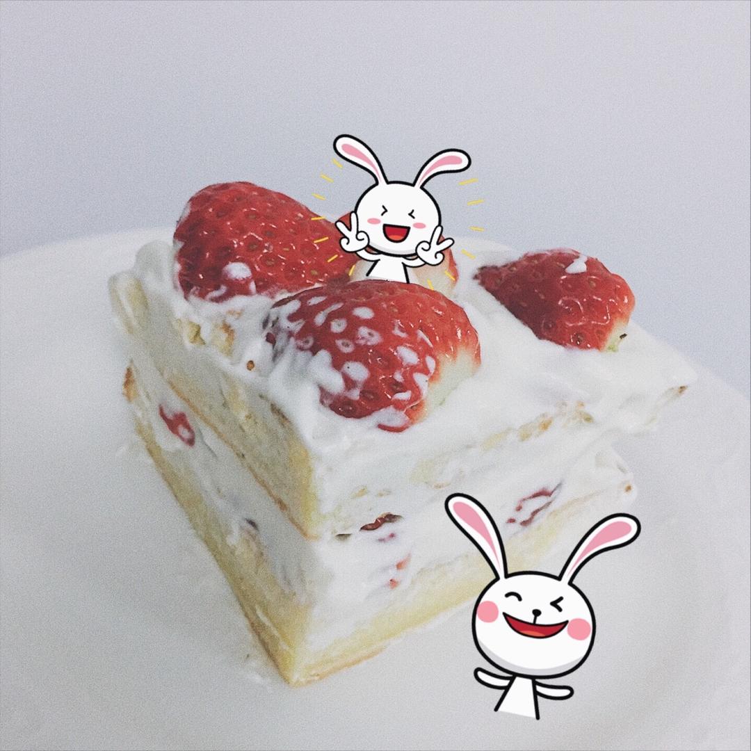 戚风奶油草莓蛋糕