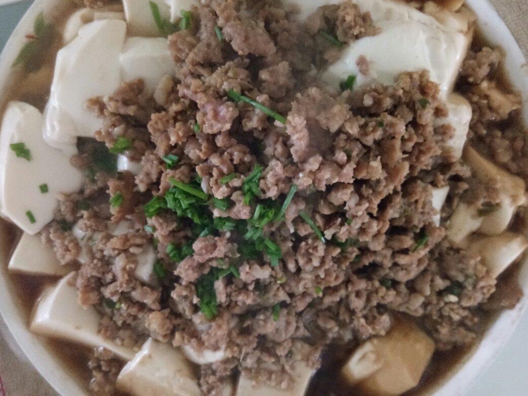 肉末蒸豆腐