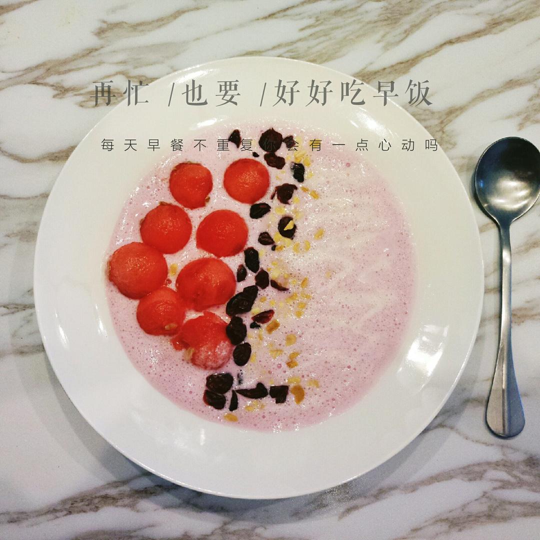 紫薯隔夜燕麦粥