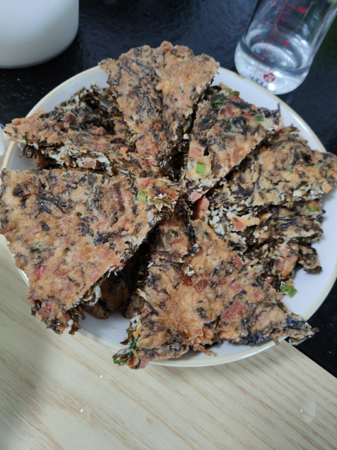 早餐系列•紫菜蛋饼