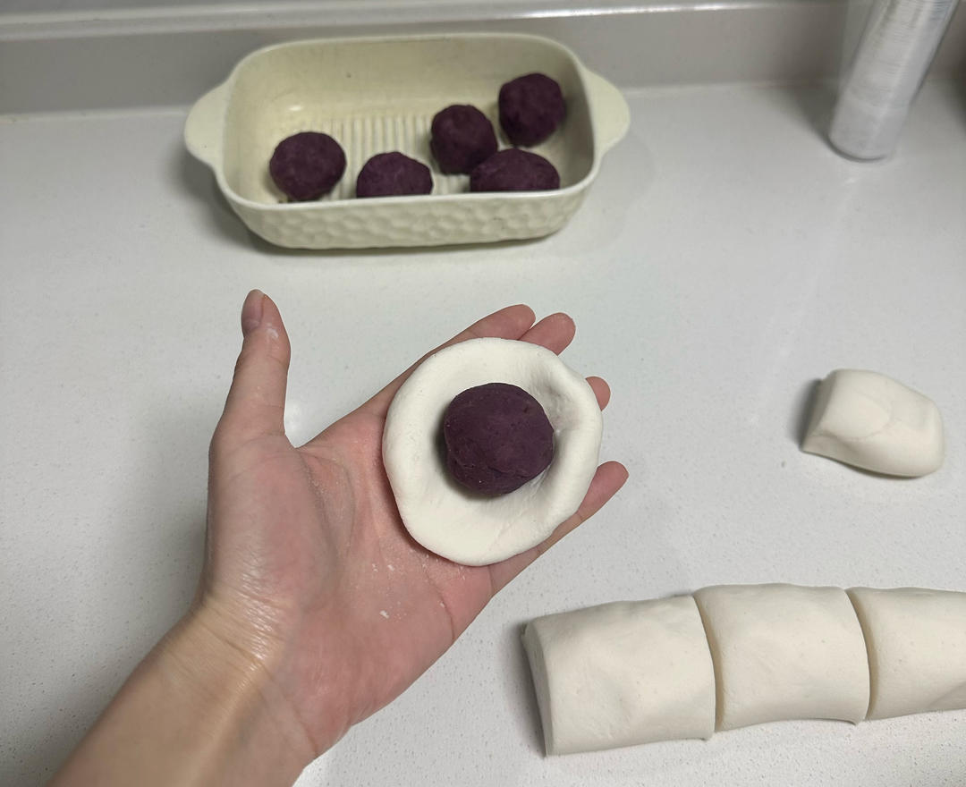 纯奶手撕吐司的做法 步骤1