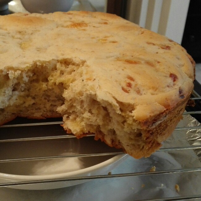 绵软蒜香芝士手撕面包Pull-apart bread