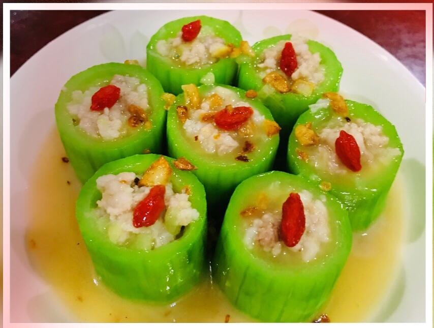 丝瓜酿肉丸