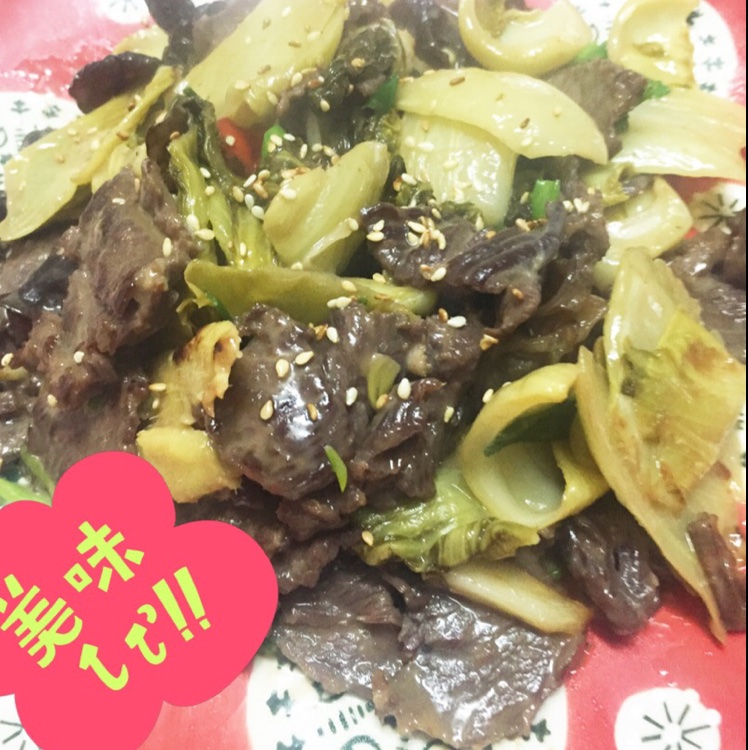 酸菜牛肉