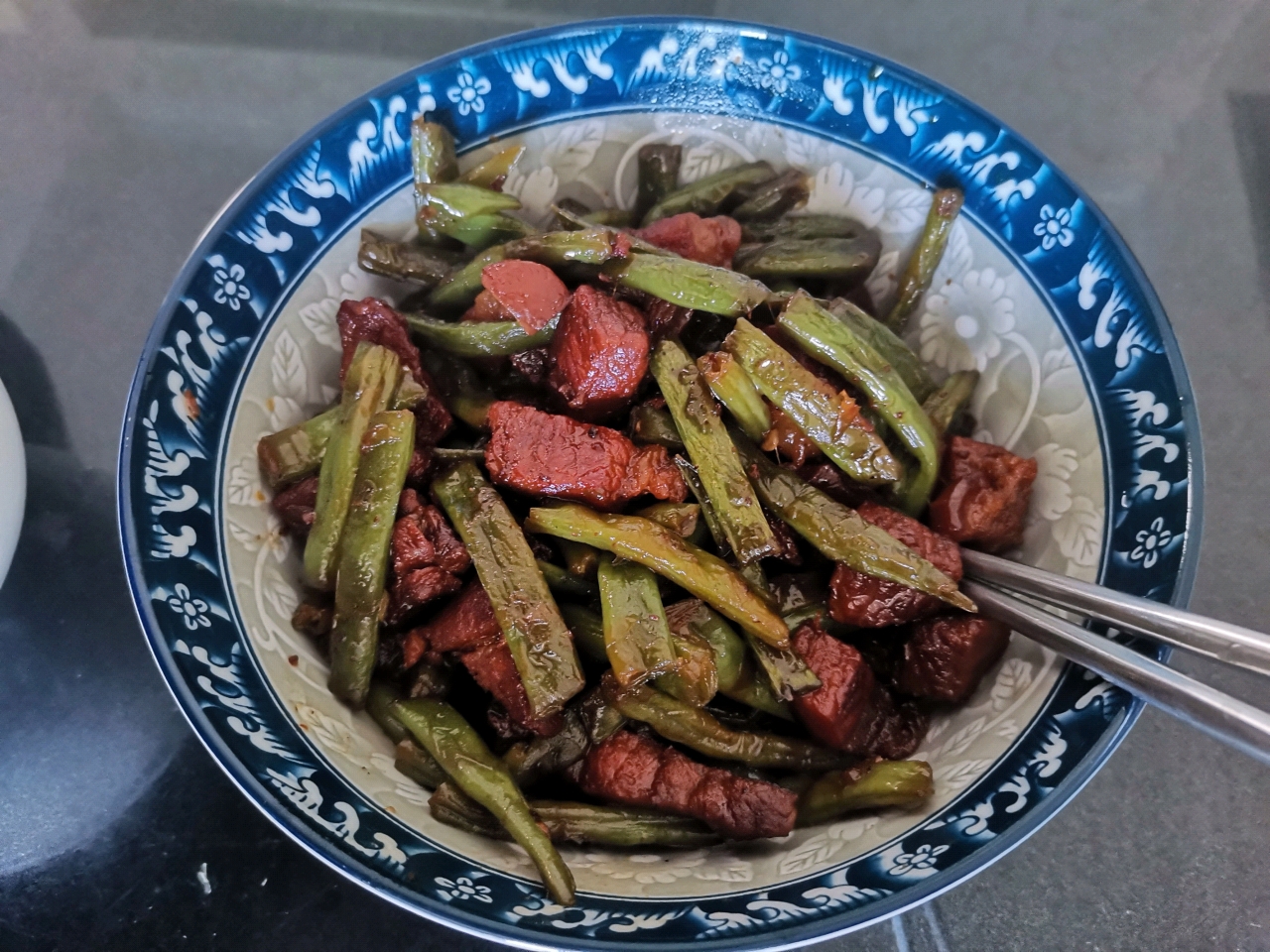 红烧肉烩四季豆