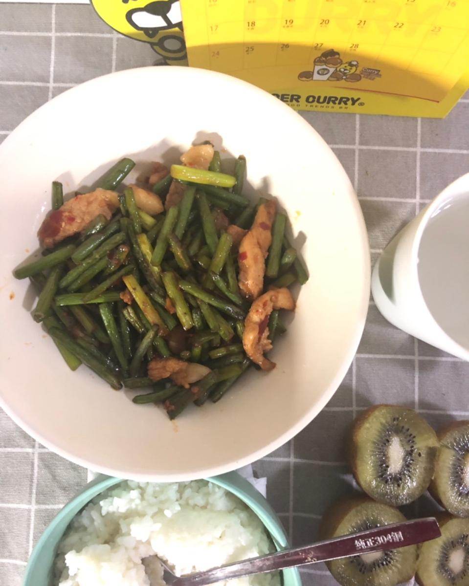 蒜薹炒肉丝