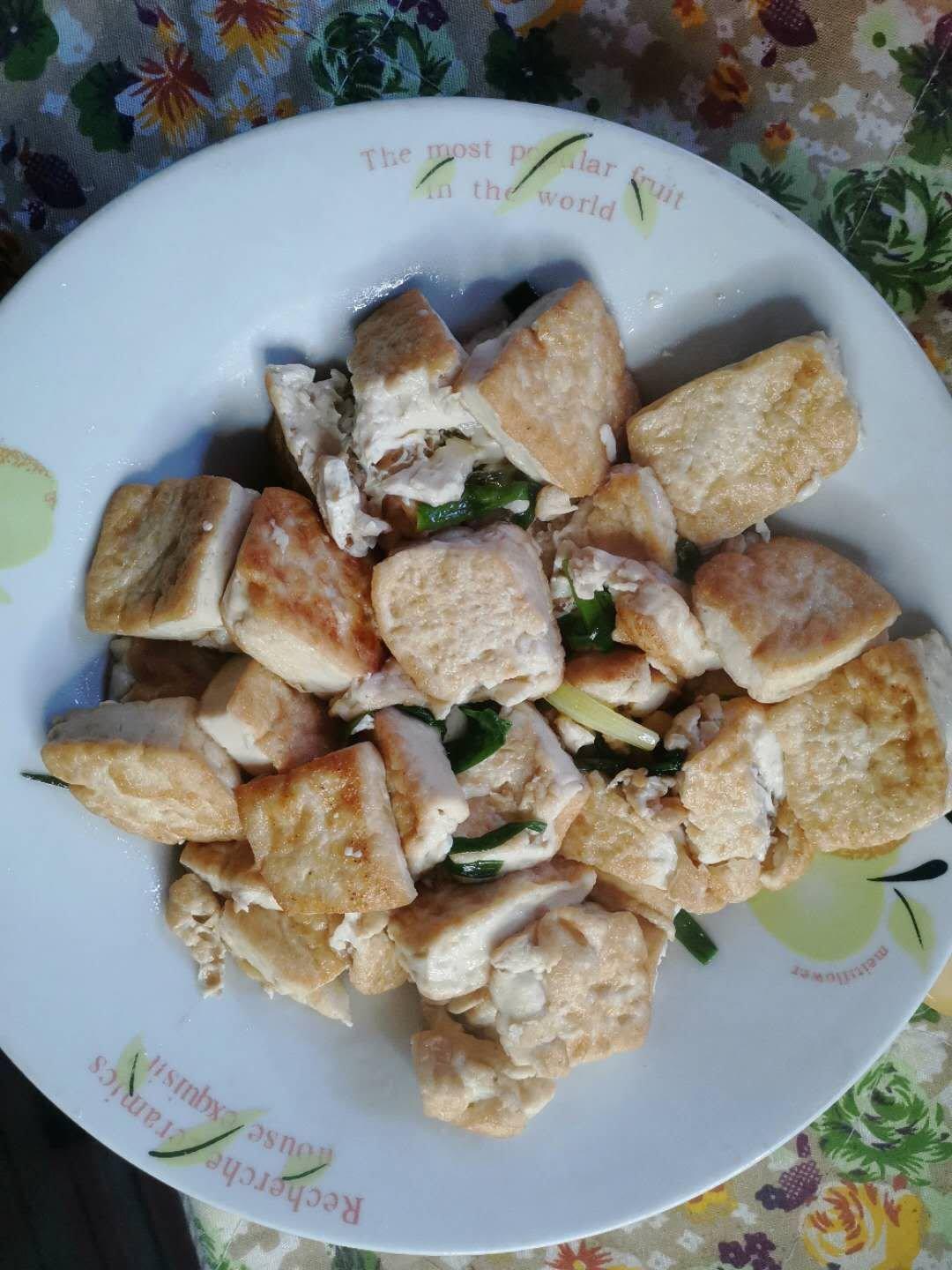 家常小葱豆腐