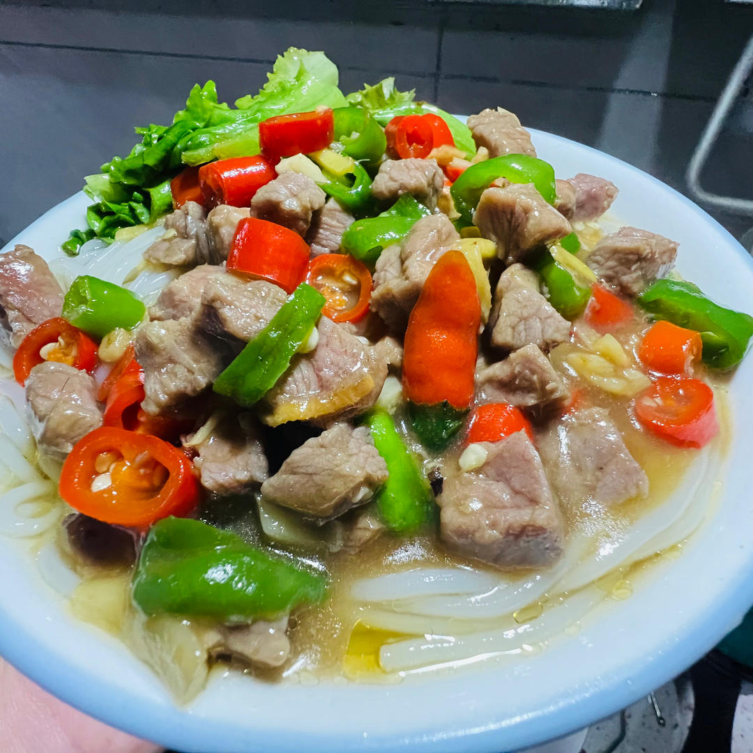 简单好吃的早餐牛肉汤粉！不好吃算我输！