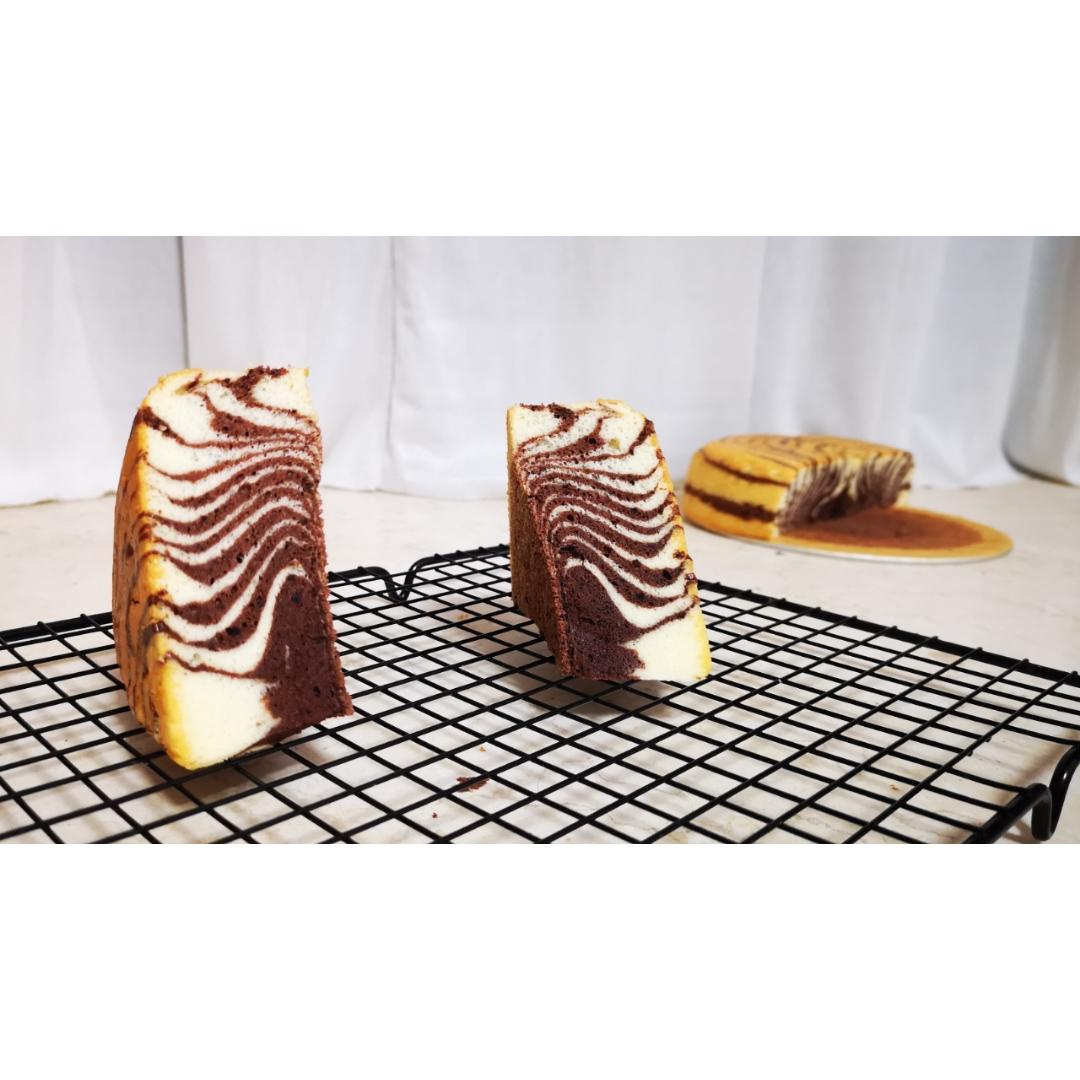 斑马纹酸奶蛋糕
