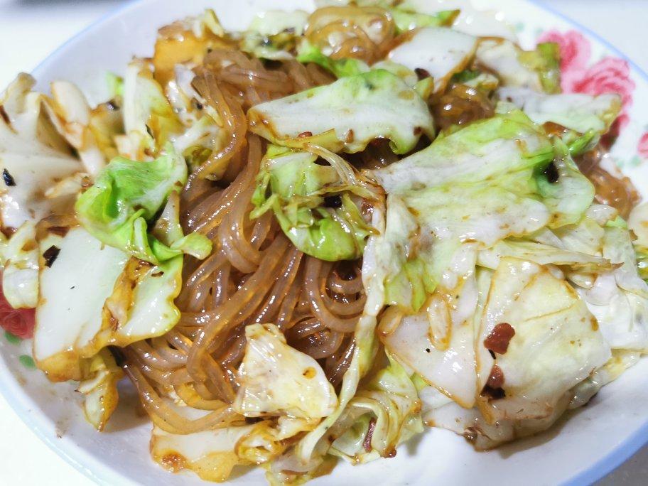 圆白菜炒粉条