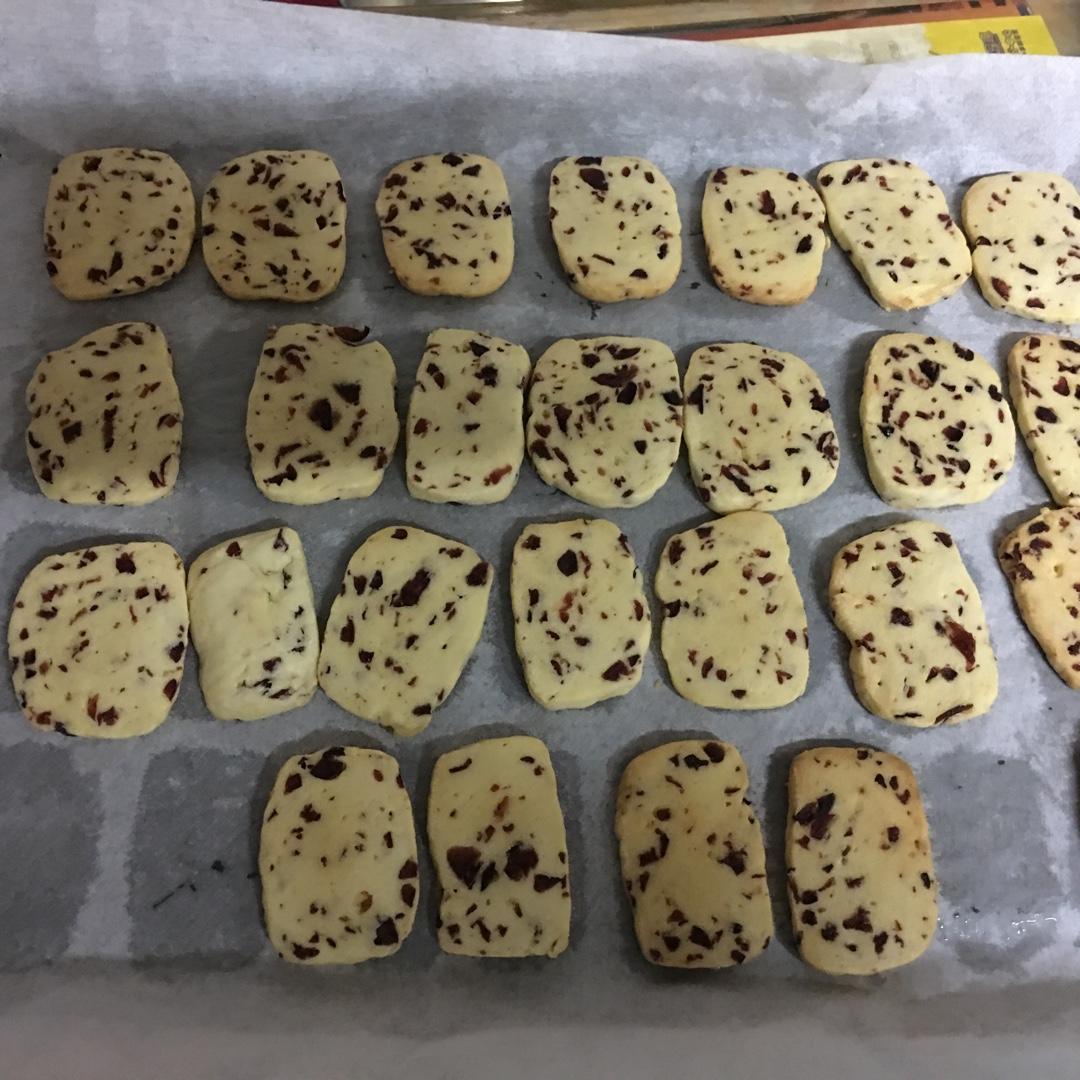低糖少油版蔓越莓饼干