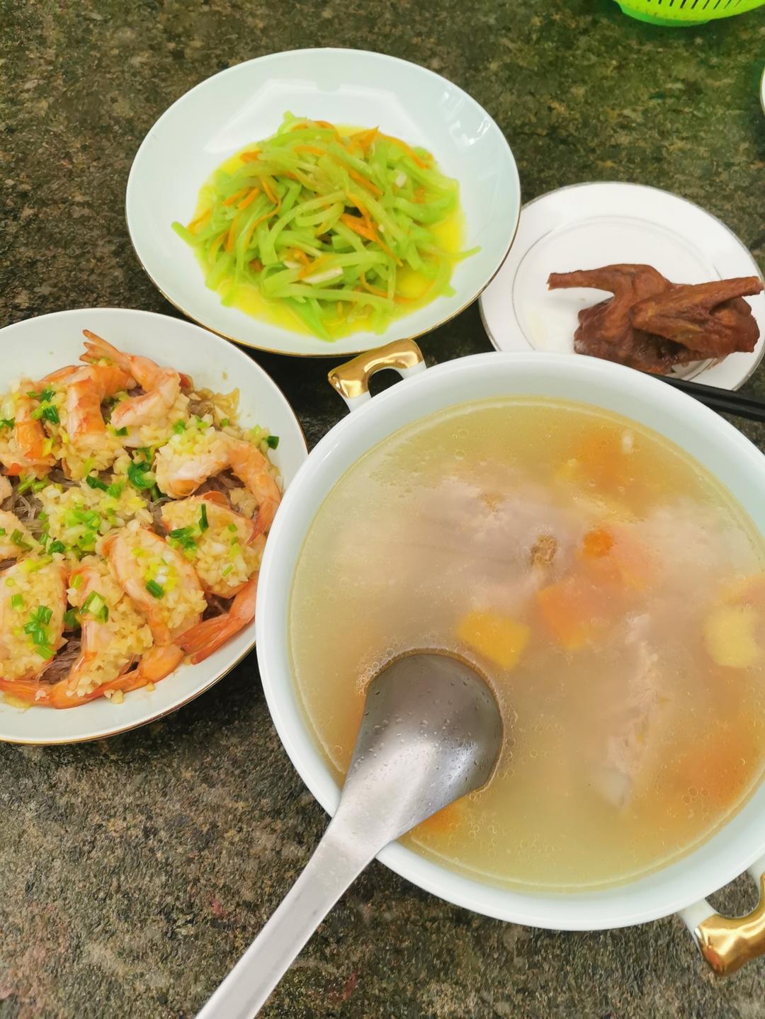 蒜蓉粉丝开背虾