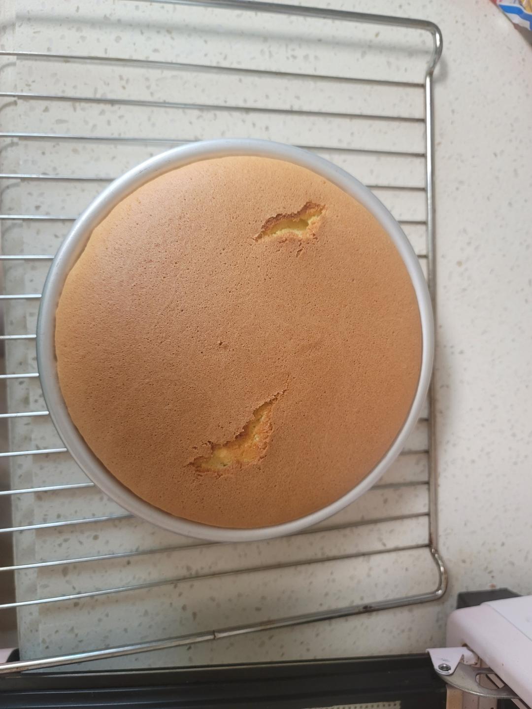 超柔软6寸戚风蛋糕(附8寸配方)零失败 超详细‼️含操作视频