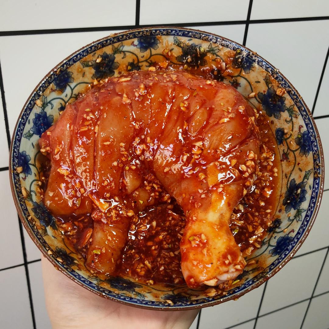 韩式甜辣大鸡腿的做法